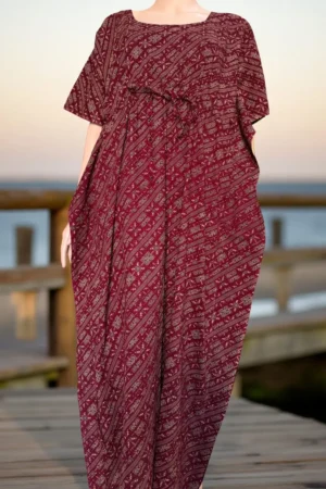 Cotton Printed Short Kaftan